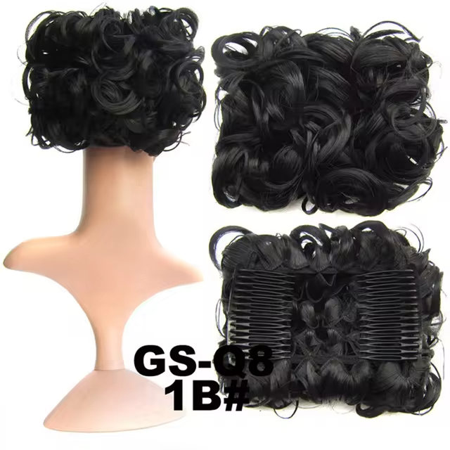 Aplique de Cabelo Coque