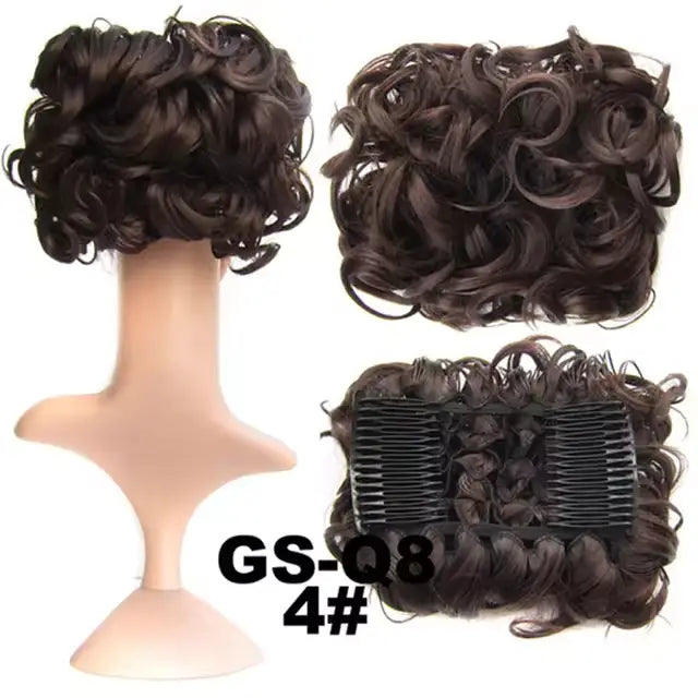 Aplique de Cabelo Coque