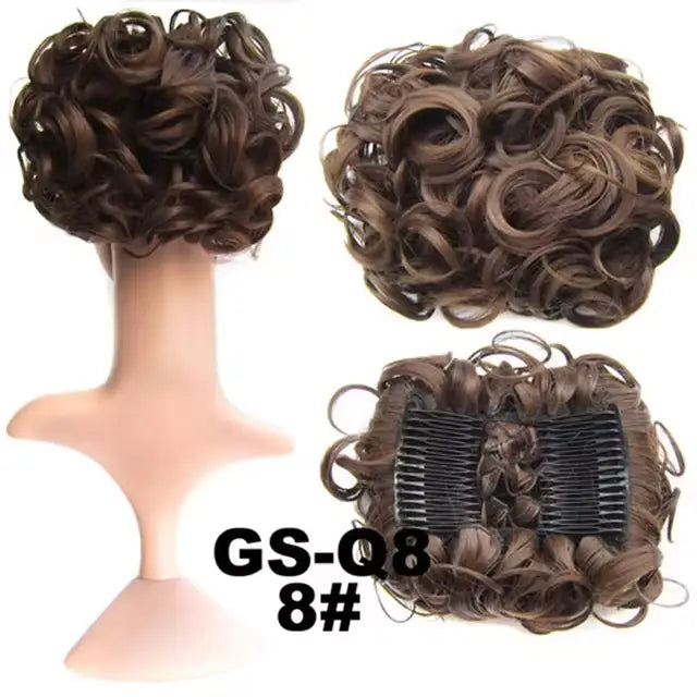 Aplique de Cabelo Coque