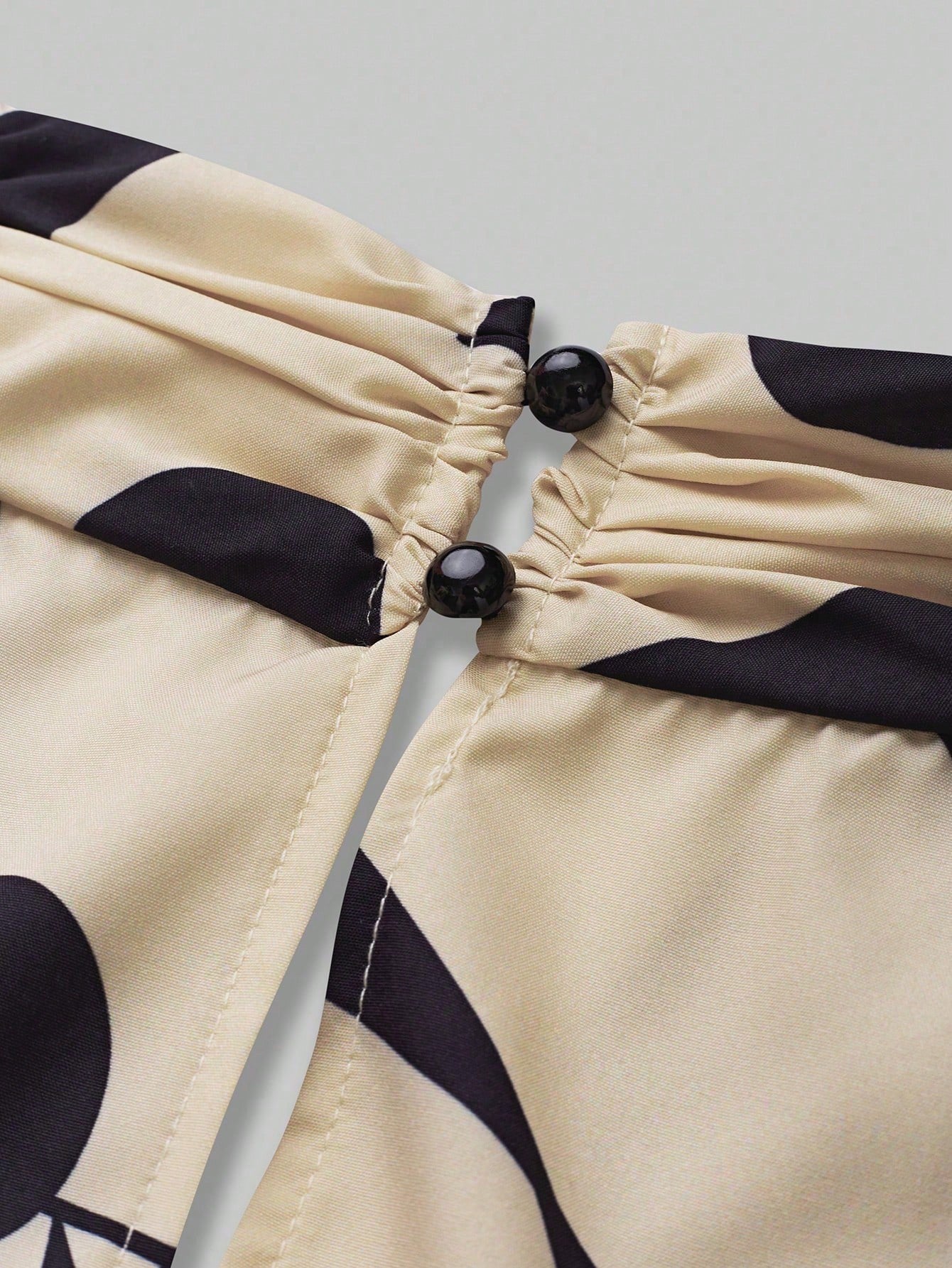 Vestido Feminino Elegante Gola Cruzada Geométrico