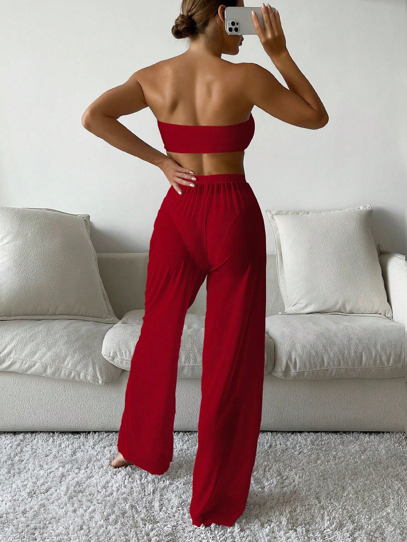 Conjunto Biquíni Tomara que Caia e Calça