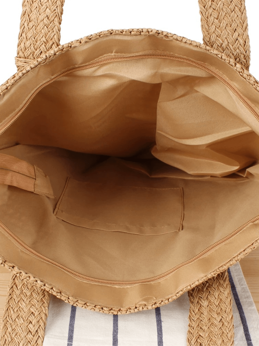 Bolsa Feminina de Palha Grande