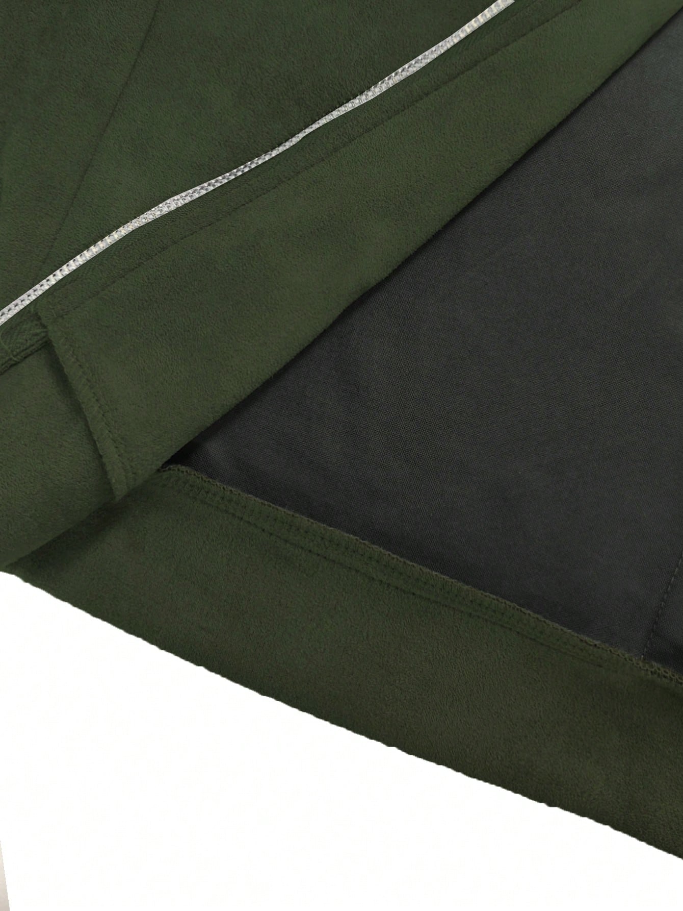 Jaqueta Feminina Suede Plus Size com Zíper