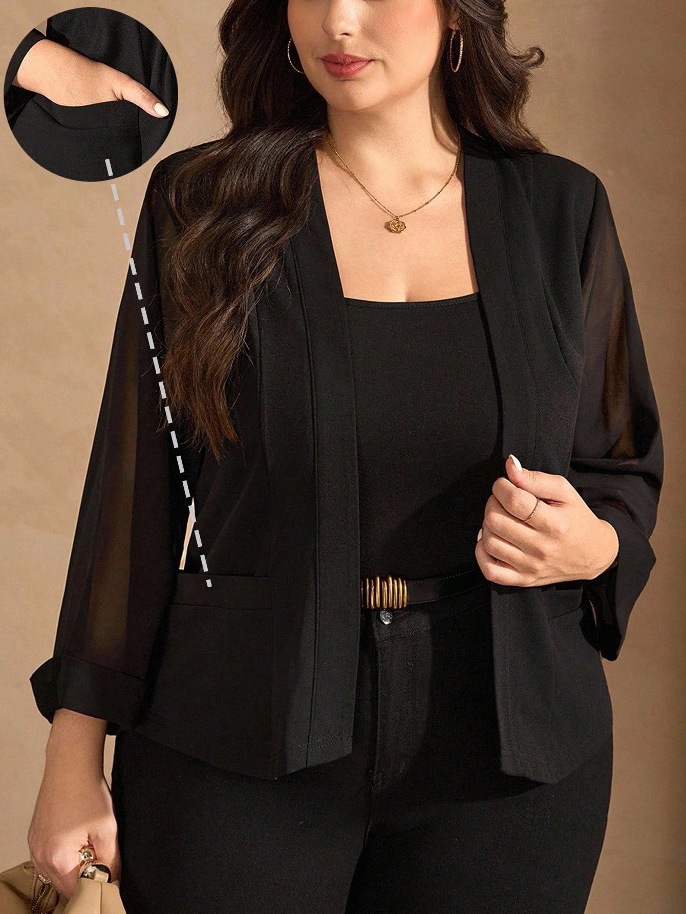Casaco para Festa Feminino Plus Size