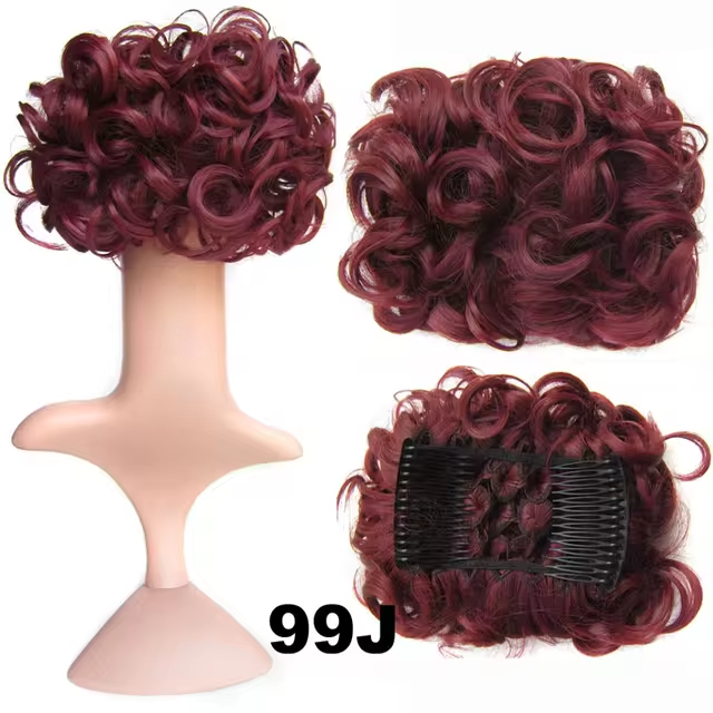 Aplique de Cabelo Coque