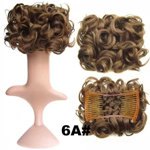 Aplique de Cabelo Coque