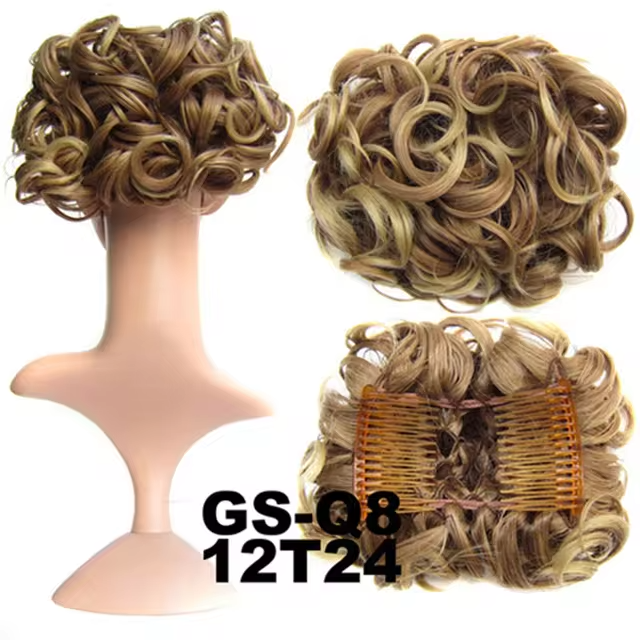 Aplique de Cabelo Coque