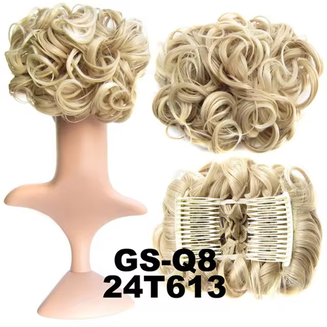 Aplique de Cabelo Coque