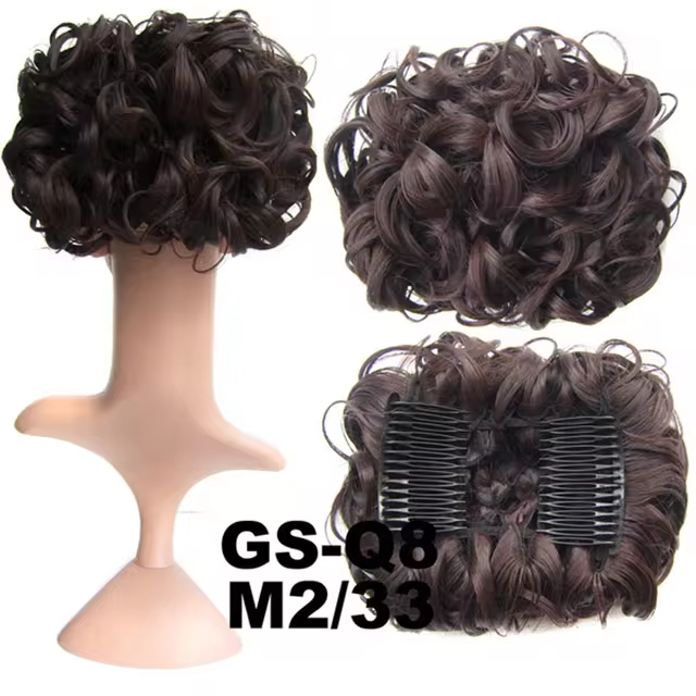 Aplique de Cabelo Coque