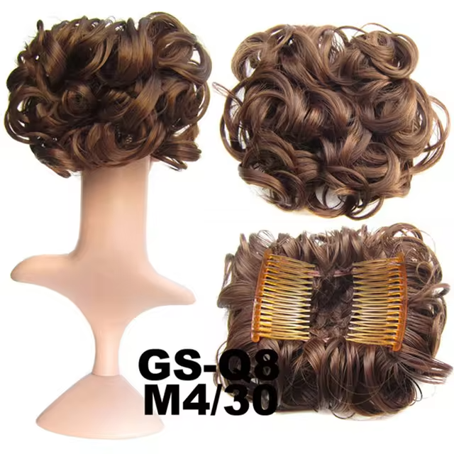 Aplique de Cabelo Coque