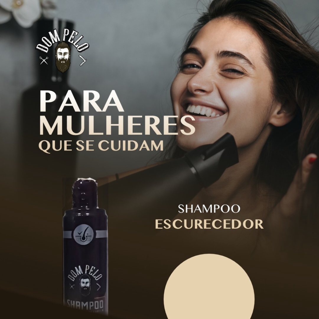 Shampoo que Escurece Cabelo Branco - Compre 1 Leve 2
