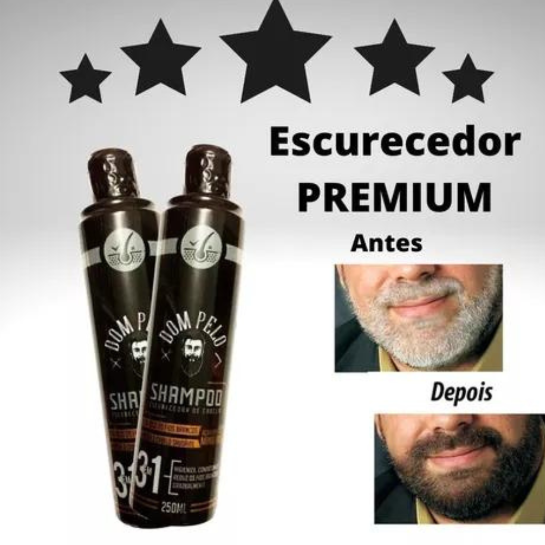 Shampoo que Escurece Cabelo Branco - Compre 1 Leve 2