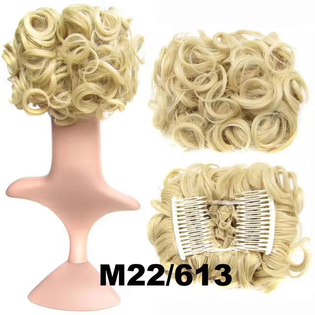 Aplique de Cabelo Coque