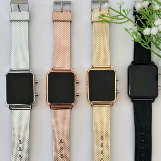 Relógio Feminino Promoção Quadrado Digital