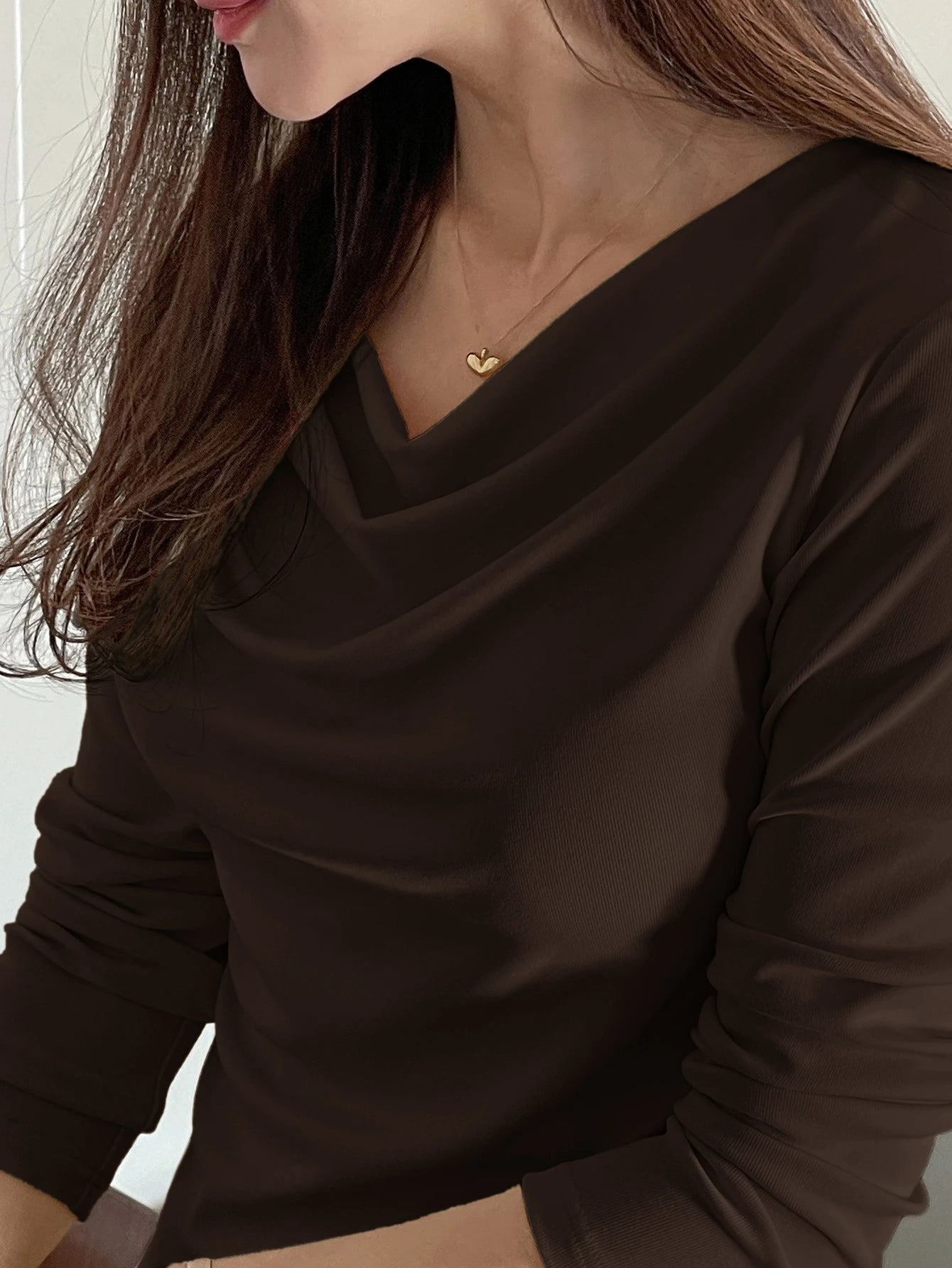 Blusa Manga Longa Feminina Gola Boba