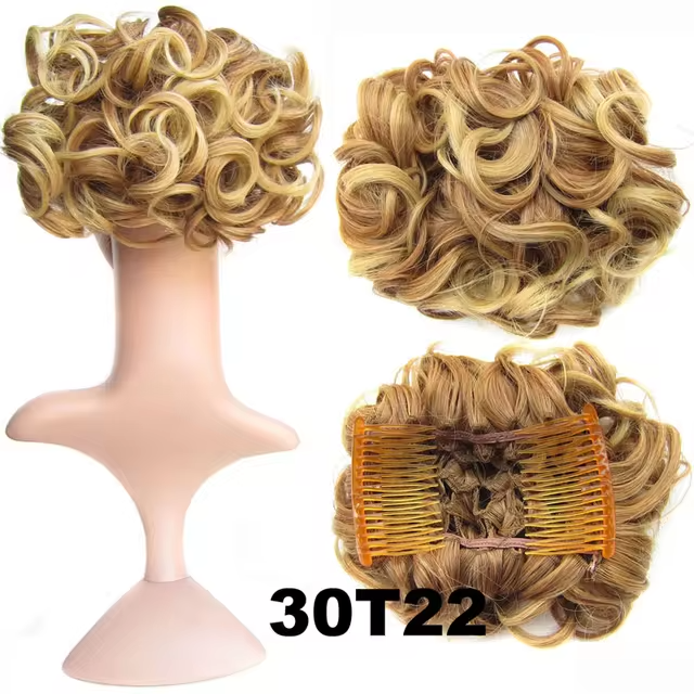 Aplique de Cabelo Coque