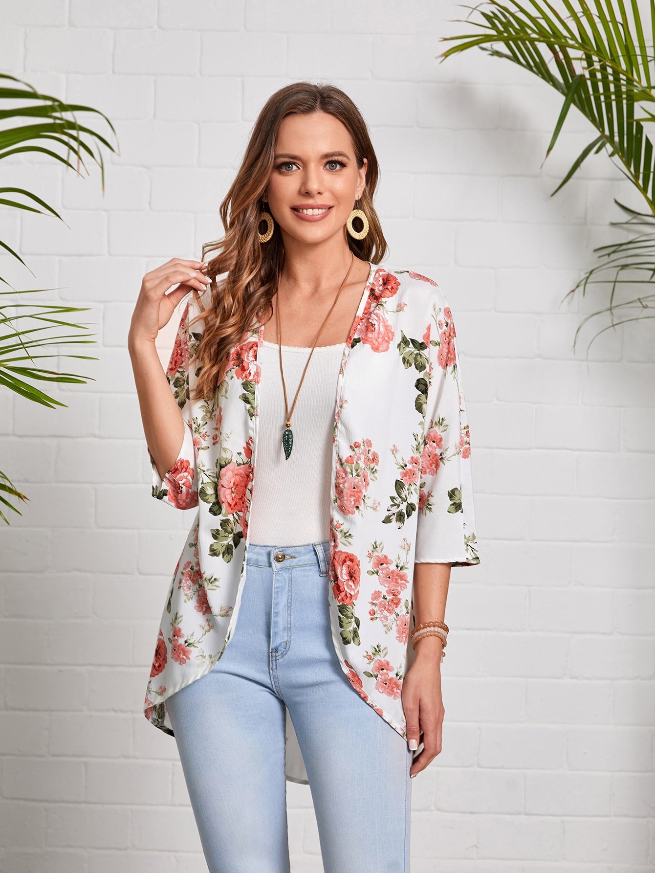 Casacos Femininos Boho Floral