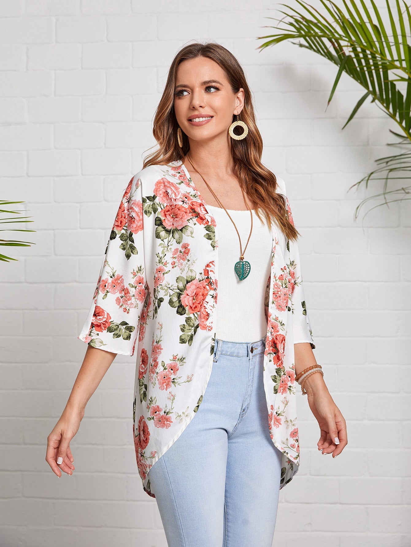 Casacos Femininos Boho Floral