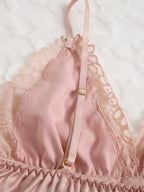 Pijama Babydoll Feminino com Renda Regata e Short 