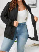 Jaqueta Forrada com Pelúcia Plus Size Feminina