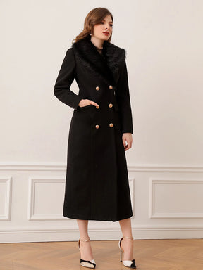 Casaco Sobretudo Elegante Feminino Lã Batida 
