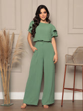 Conjunto Feminino Blusa e Calça Pantalona