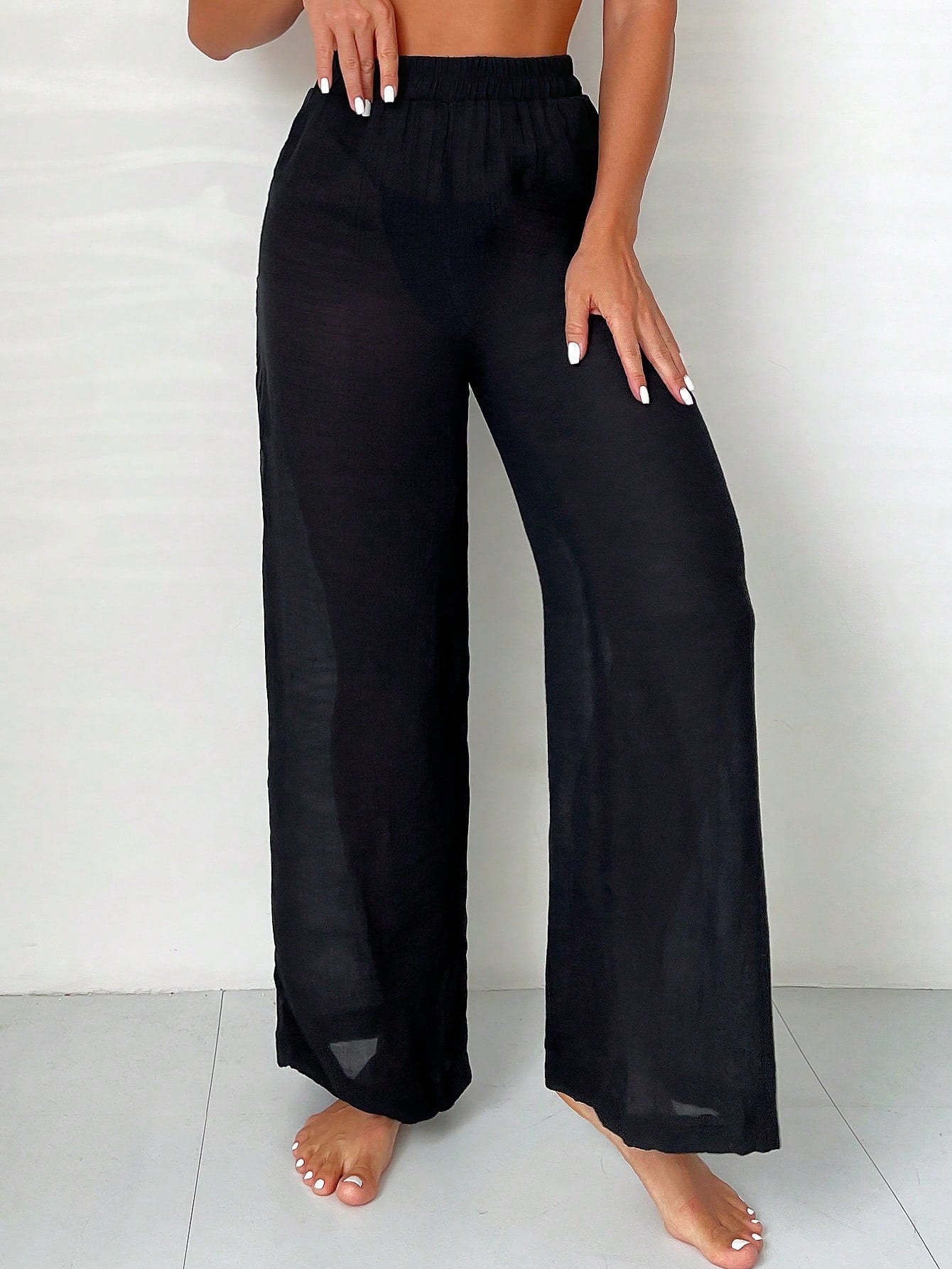 Saída de Praia Calça Pantalona 