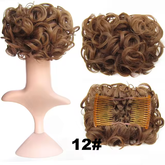 Aplique de Cabelo Coque