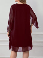 Vestido de Festa Plus Size Curto
