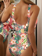 Maiô Feminino Decote V Laço Lateral Cherry Modas