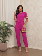 Conjunto Feminino Calça e Blusa Confortável com Elástico