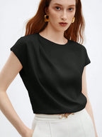 Blusa Feminina Elegante Básica Gola Redonda