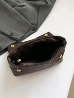 Bolsa Feminina Média Matelassê com Corrente Dourada