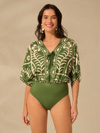 Maiô Feminino com Blusa Comportado