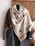 Cachecol Feminino Elegante Estampa Abelha