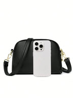 Bolsa Feminina Pequena Transversal com Zíper Duplo