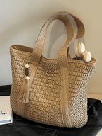 Bolsa Feminina de Palha Grande