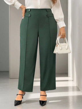 Calça Alfaiataria Feminina Plus Size Elegante