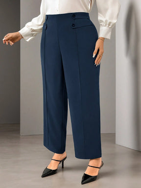 Calça Alfaiataria Feminina Plus Size Elegante