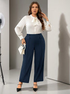 Calça Alfaiataria Feminina Plus Size Elegante