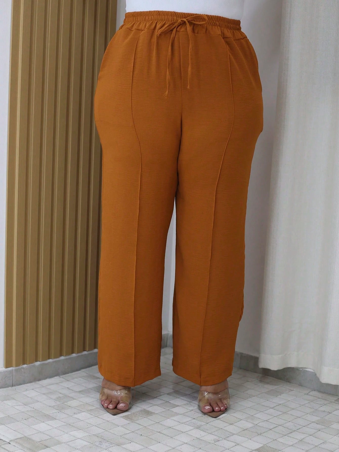 Calça Pantalona Plus Size Duna