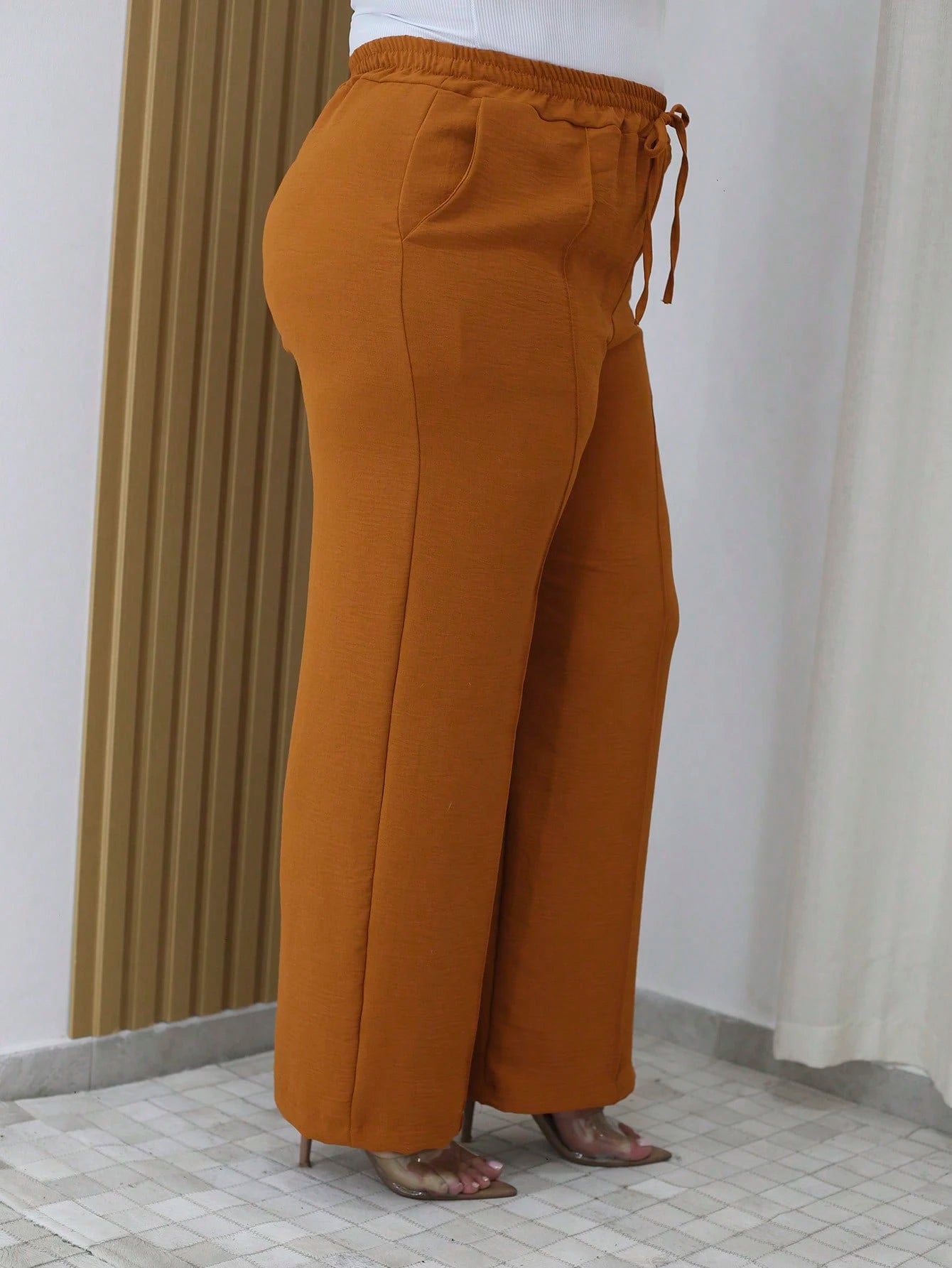 Calça Pantalona Plus Size Duna