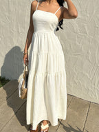 Vestido Alça Fina Longo Soltinho