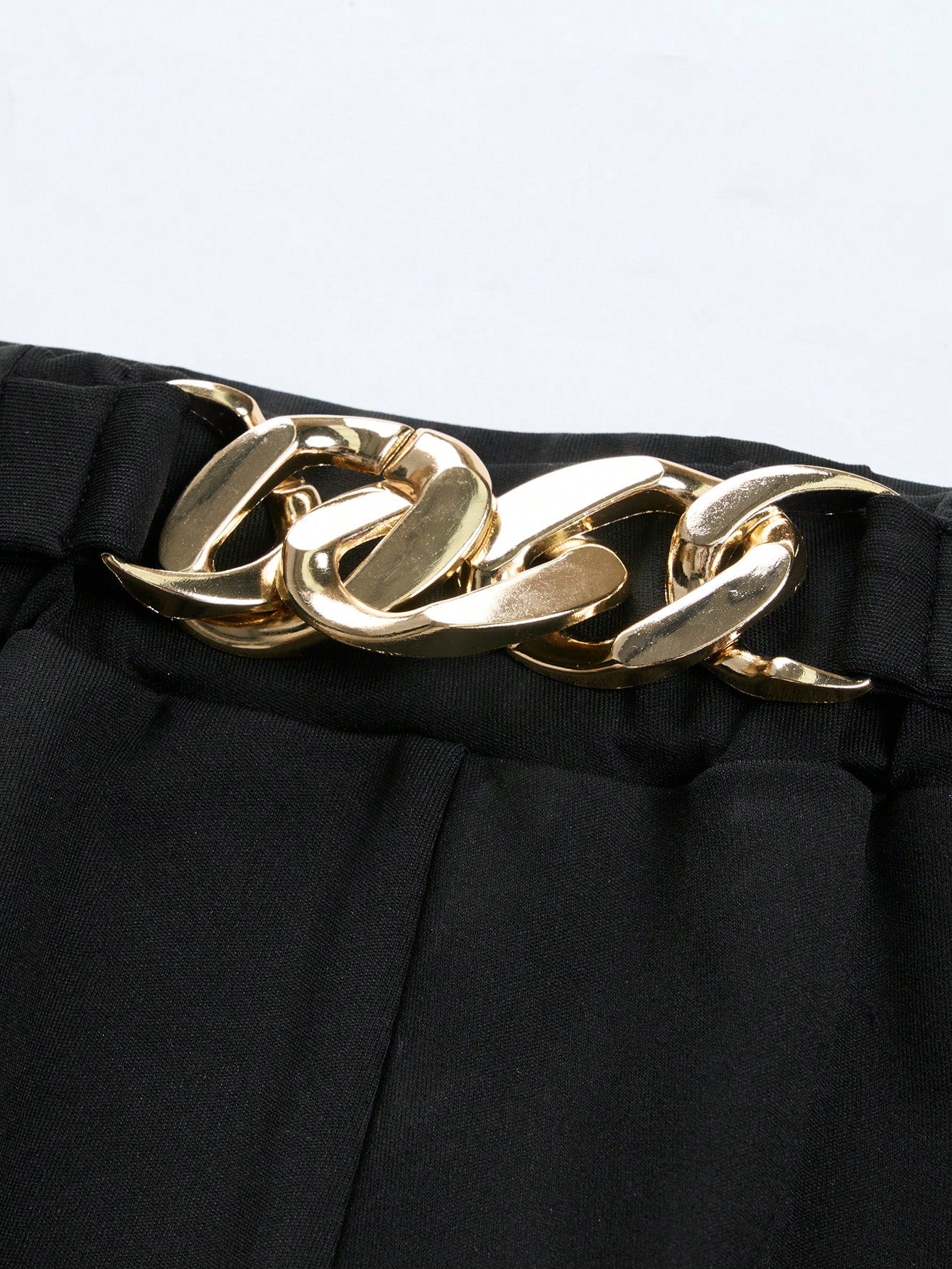 Calça Wide Leg Feminina Plus Size Social com Cinto 