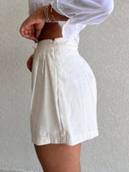 Vendedor IndicadoShorts saia (Linho com marrant)