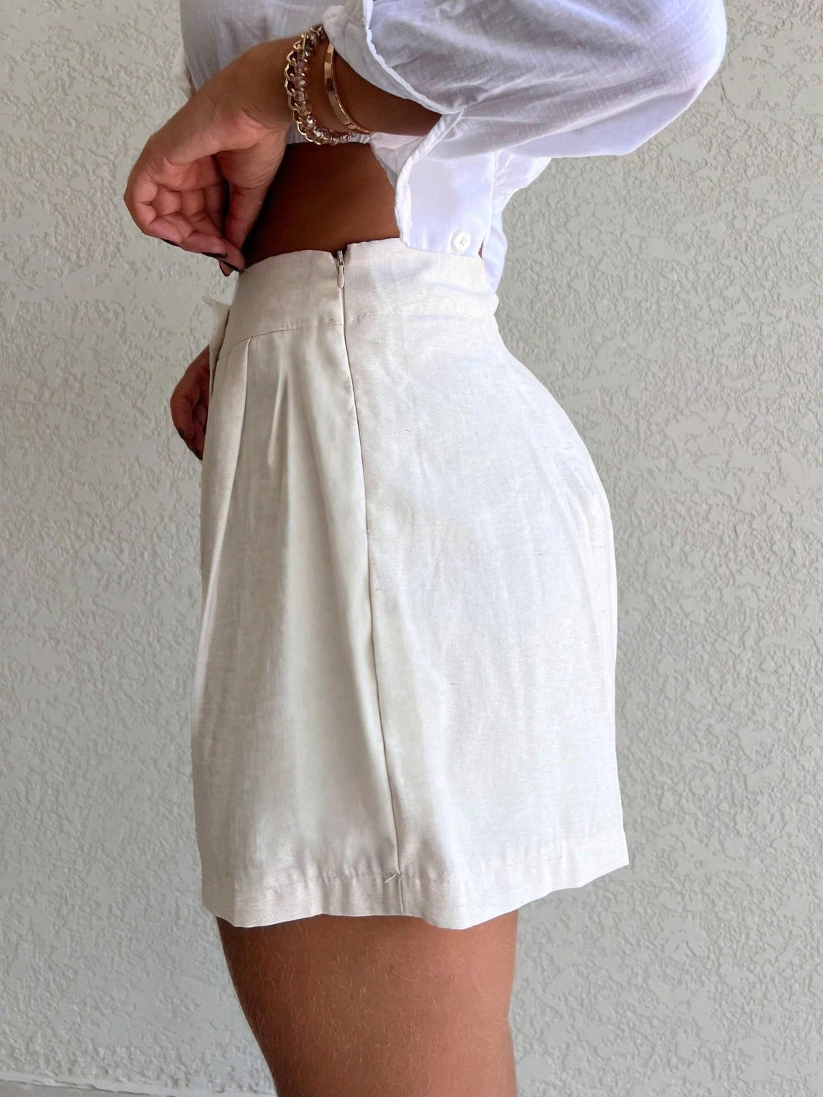 Vendedor IndicadoShorts saia (Linho com marrant)