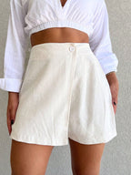 Vendedor IndicadoShorts saia (Linho com marrant)