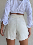 Vendedor IndicadoShorts saia (Linho com marrant)