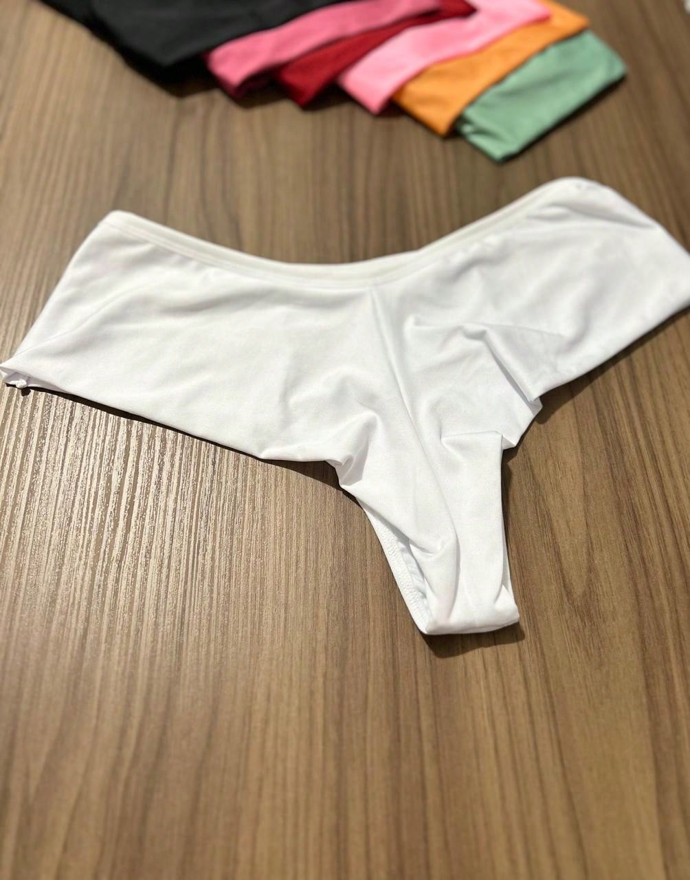 Kit 3 Calcinha Plus Size Fio Duplo com Renda na Lateral