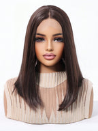 Peruca Feminina Lace Front 13x4 Long Bob Lisa 35cm Fibra Orgânica